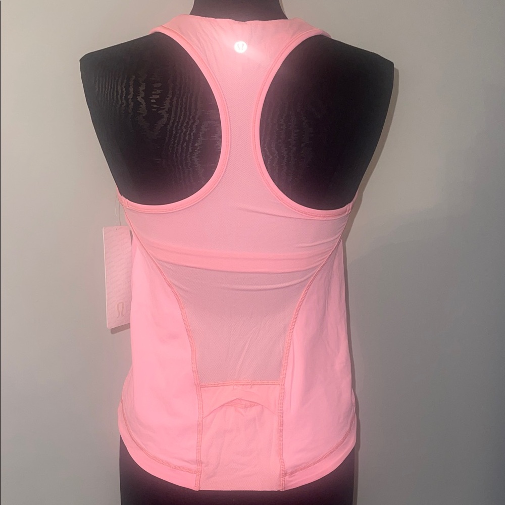 NWT Women’s Lululemon Cardio Kick Tank – Women’s Size 10, Coral - Picture 5 of 5